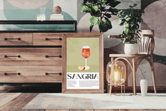 Traditional Red Sangria Wall Art