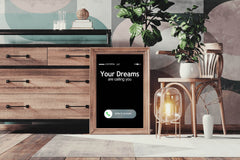 Your Dreams are Calling You Wall Art - beink online art store