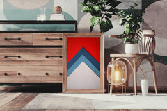 Multicolor Papers Abstract Wall Art