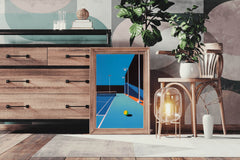 Tennis Court Art Print - beink online art store
