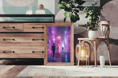 Cyberpunk Cityscape Wall Art - beink online art store