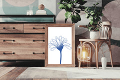 Blue Agapanthus Wall Art