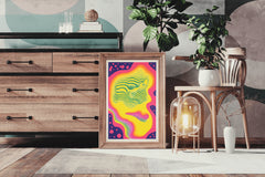 Psychedelic Painting Wall Art