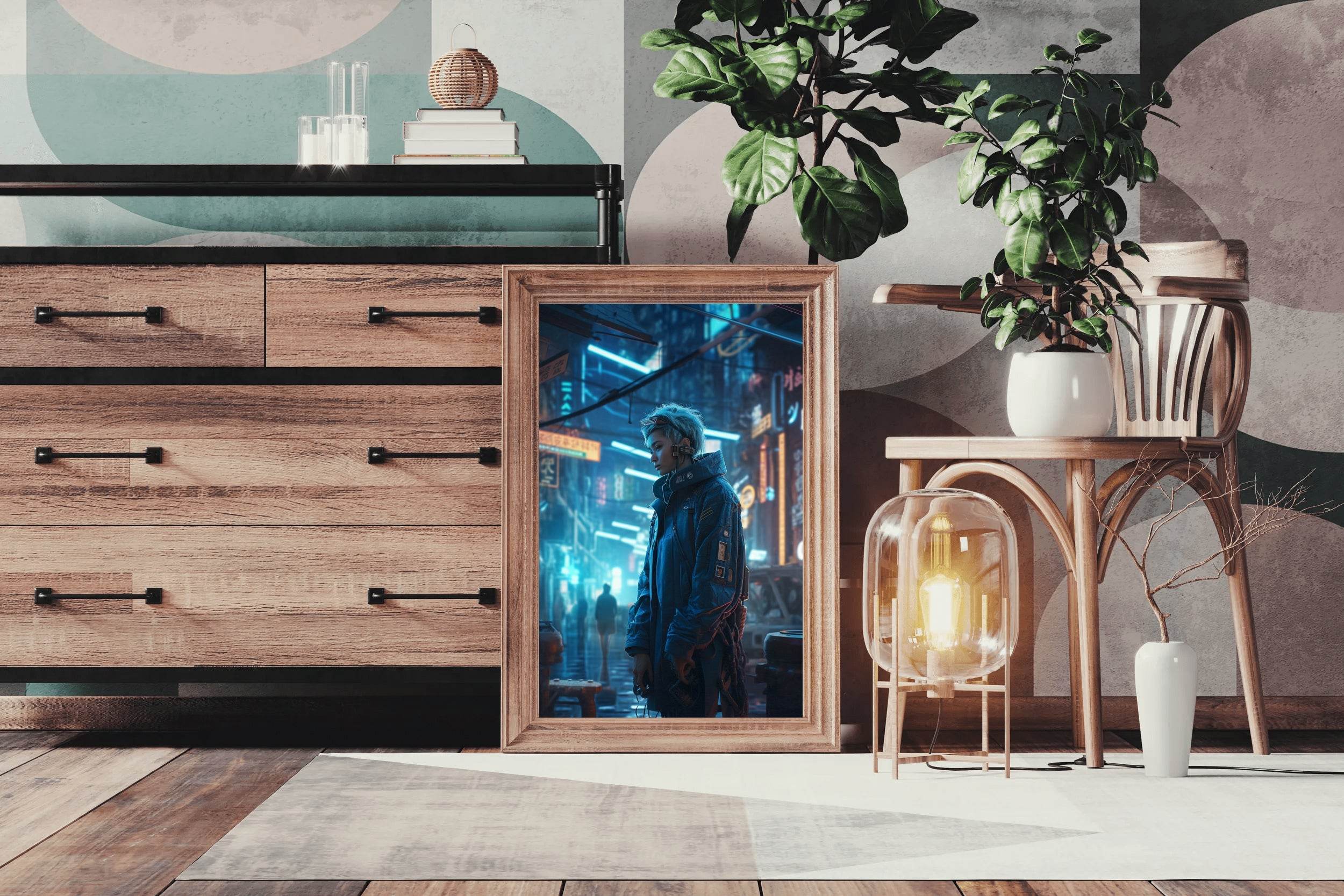 Anime Cyberpunk Wall Art - beink online art store