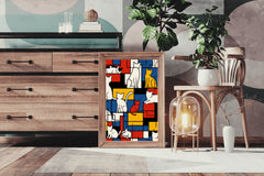 The Mondrian Cats by Tobe Fonseca