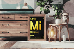 1.618 Mindset Motivational Wall Art