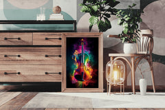 Jackson Metallic Guitar Wall Art