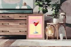 Cocktail Cosmopolitan Wall Art