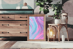 Water Color Fluid Abstract Wall Art