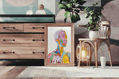 Colorful Anatomy- Oil Paint Women Wall Art