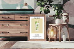 Mojito Drink Wall Art