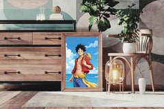 Monkey D. Luffy Anime Wall  Art