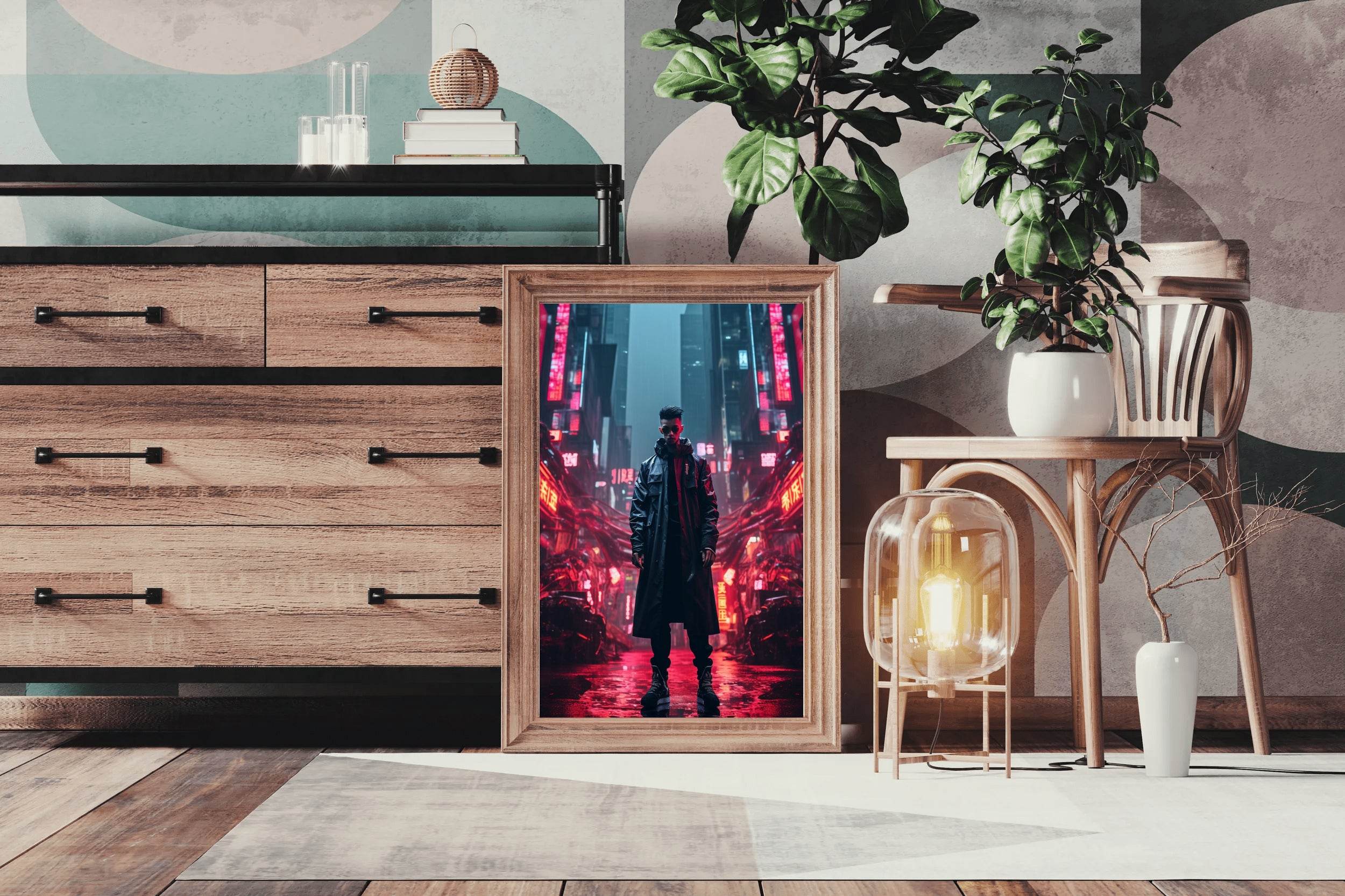 Cyberpunk Boy Wall Art - beink online art store