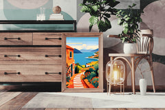 Beach House Painting Wall Art - beink online art store