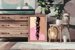 Braided Hair of A Girl Wall Art