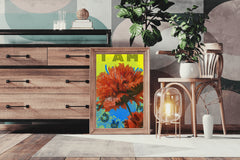 I am Energy - Floral Motivational Wall Art