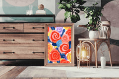 Painting Roses Wall Art - beink online art store