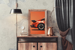 Portrait Painting Porsche Wall Art