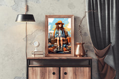 Adventure Anime Girls Anime Wall  Art