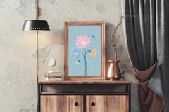 Painting Fantasy Flowers Wall Art