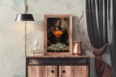 Premium Painting of Superman