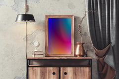 Multicolor Background Abstract Wall Art