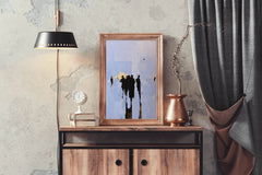 Cityscape Reflections Modern Wall Art - beink online art store