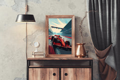 Formula 1 Rally Modern Wall Art