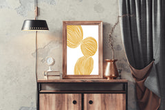 Yellow Braid Wall Art