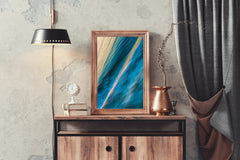 Sea Waves Abstract Wall Art