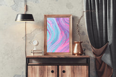 Water Color Fluid Abstract Wall Art