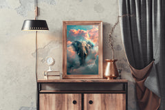 Painting of Fantasy Elephant Wall Art