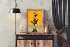 Modern Elegant Lady Abstract Wall Art