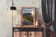 Climb to the Top Motivational Wall Art - beink online art store