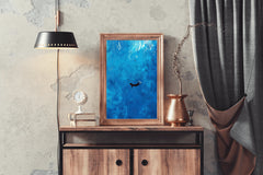 Diving Painting Wall Art