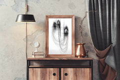 Ink-Drawn Cityscape Modern Wall Art - beink online art store