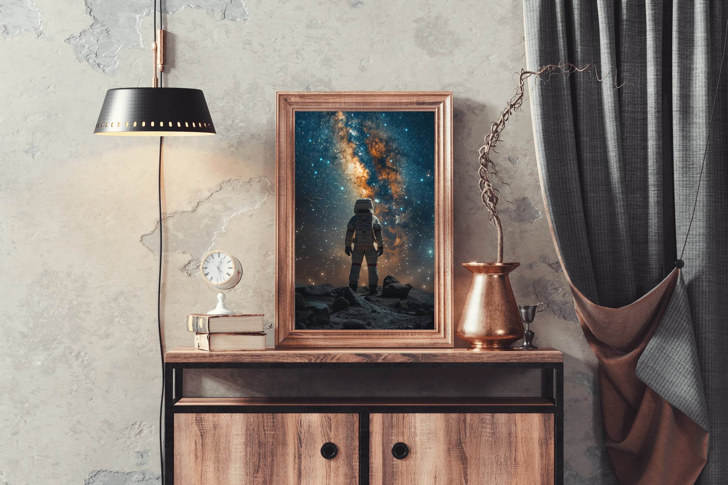Astronaut in space Wall Art - beink online art store