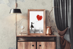 Balloon Girl Wall Art