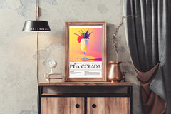 Pina Colada Cocktail Wall Art