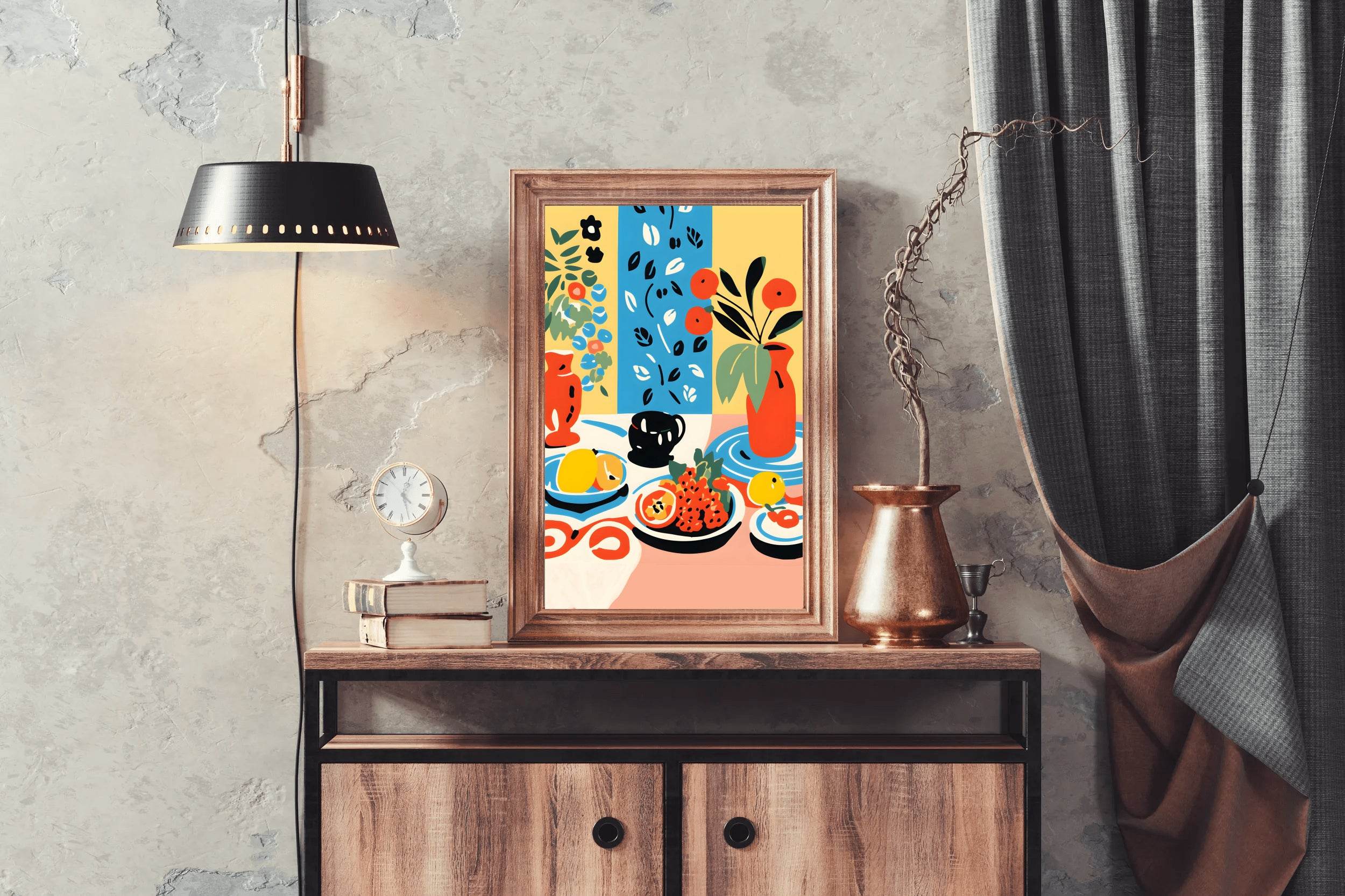 Fruit And Flower Painting Wall Art - beink online art store