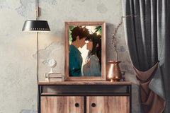 Beautiful Anime couple Wall Art