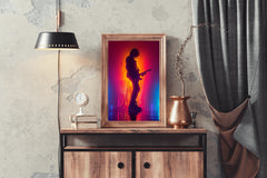 Guitarist In Concert Wall Art