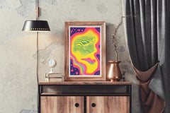 Psychedelic Painting Wall Art