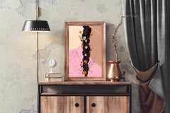 Braided Hair of A Girl Wall Art