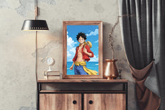 Monkey D. Luffy Anime Wall  Art