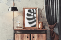 Zebra Footprint Black & White Wall Art