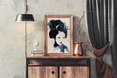 Japanese Geisha Wall Art