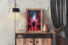 Night Watchman Wall Art - beink online art store