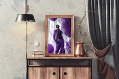 Purple Formal Suit Wall Art