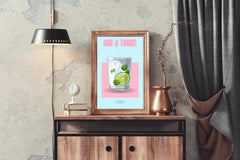 Gin Tonic Wall Art